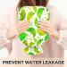 NAANLE Transparent Hot Water Bottle with Cover | 1L Ginkgo Leaf Design | Ideal for Back Pain Relief & Heat Therapy - Buy Online on GoSupps.com