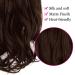 Hidden Halo Hair Extensions | Invisible Crown 18 Curly Medium Brown | Synthetic | Easy to Wear - Buy Online on GoSupps.com