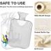 Buy Naanle Funny Transparent Hot Water Bottle 2L - Large Bed Warmer & Pain Relief Therapy - Buy Online on GoSupps.com