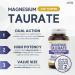 Herba Magnesium Taurate Supplement 500mg 180 Vegetable Capsules | Chelated with Taurine for Bioavailability | 40mg of Elemental Magnesium Per Capsules | Made in Canada - Buy Online on GoSupps.com