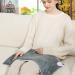 Heating Pad , Electric Weighted Heating Blanket for Back Pain Relief , Heat Therapy 6 Heat Settings, Washable , Auto-Off for Neck Shoulders Arthritis and Cramps Relief , Plug in, 12" x 24", 2 lbs XL