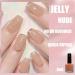 Nude Nail Polish Nude Translucent Nail Varnish Quick Dry Chip Resistant Polish 8ml Highly Pigmented Nail Polish for Girls Art Manicure DIY at Home - Buy Online on GoSupps.com