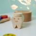 LAUBLUST Wooden Milk Tooth Box with Lid | Engraved Tooth Design & Smiley | Perfect Childhood Keepsake & Gift for Kids - Buy Online on GoSupps.com
