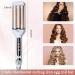 Hair Crimper & Beach Waver - Fast Heating Tourmaline Ceramic Curling Iron with LCD Display & Temp Settings for Deep Waves - Buy Online on GoSupps.com