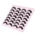 14 Pairs Russian Strip Lashes - Fluffy D Curl Fake Eyelashes, Handmade & Reusable - Buy Online on GoSupps.com