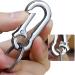 10 Mini Metal Carabiner Hooks & Key Rings - Travel & Hiking Keychain Clips - Buy Online on GoSupps.com