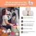 Wool Dryer Balls Tumble Dryer Balls Pack of 6 XL- Fabric Softening Handmade Reusable Organic Wool Laundry Balls Reduce Drying Time Noise Wrinkles Free with No Bad Odor Grey + Pink - Buy Online on GoSupps.com