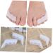 Hemoton 5 Pair Silicone Toe Correctors & Separators for Bunions - Men and Women - White - Buy Online on GoSupps.com