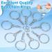 Paxcoo 50Pcs Keychain Making Kit with Chains and Jump Rings - DIY Keychain Findings Bulk for Crafts - Buy Online on GoSupps.com