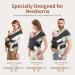 MOMTORY Newborn Baby Carrier | Cozy Wrap with Hook&Loop | Adjustable & Soft Fabric | Deep Grey - Buy Online on GoSupps.com