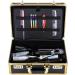 Hairdressing and Makeup Lockbox Large Capacity Hairdressing Tool Storage Bag with Password Lock Multi-Functional Storage Toolbox Black - Buy Online on GoSupps.com