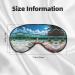 Buy Starfish & Coral Beach Print Unisex Sleep Eye Mask | Soft Comfort Travel Eye Shade for Yoga & Shift Work - Buy Online on GoSupps.com