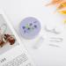 Watercolor Morning Glory Contact Lens Case - Portable Travel Box with Mirror for Perfect Eye Care - Buy Online on GoSupps.com