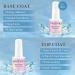 SAVILAND 15PCS No Wipe Gel Base and Top Coat Set - 15ml*2 | Shiny Soak Off Clear Gel Polish | Nail Salon Quality | Ideal Gift - Buy Online on GoSupps.com