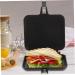 Zerodeko Sandwich Non Stick Pan Bread Sandwich Waffle Maker Sandwich Maker Outdoor BBQ Folding Grill Outdoor Cooking Stove Nonstick Cookware Hot Aluminum Breakfast Cheese Machine - Buy Online on GoSupps.com