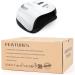 NailGirls 168W LED UV Nail Lamp - 4 Timer Auto Sensor 42 Light Pearls - Gel Nail Dryer for Fingernails & Toenails - LCD Display | Fast & Efficient Nail Drying - Buy Online on GoSupps.com