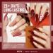 MEFA Autumn Gel Nail Polish Set 12 Colors Red Brown Gel Polish Set Nude Pink Gel Polish Soak Off UV Led Dark Red Glitter Nail Gel Manicure at Home DIY Salon for Women Brown Red - Buy Online on GoSupps.com