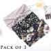 Gangel Boho Floral Printed Wide Headbands - Pack of 3 | Vintage Hair Accessories for Women and Girls - Buy Online on GoSupps.com