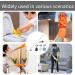 Electric Cleaning Brush - 2000mAh Portable Electric Rotating Cleaning Brushes | Electric Tub Scrubber with Retractable Handle Power Floor Scrubber for Bathroom - Buy Online on GoSupps.com