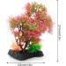 Dankeji 23 cm Artificial Aquarium Plants - Bright Colored Aquatic Decorations for Underwater World - Ideal for Aquariums & Ponds - Buy Online on GoSupps.com