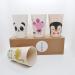Kids Bamboo Cups Set - 4 Cute Animal Designs, 12 oz Eco-Friendly & Shatter Resistant, BPA Free, Dishwasher Safe - White - Pack of 4 - Buy Online on GoSupps.com