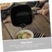 HOMSFOU Non Stick Egg Pan Small Egg Frying Pan Mini Frying Pans Non Stick Egg Frying Pan Steak Frying Pan Butter Heating Pot Butter Melting Pan Fry Pan Wooden Breakfast Plate Non Stick Pan 29.50X13.00X6.70CM - Buy Online on GoSupps.com