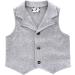 Famuka Baby Boy Formal Wedding Outfit Suit Gentleman Tuxedo 3 Piece 9 Months Grey - Buy Online on GoSupps.com