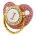 Gold Baby Pacifier Set | Rhinestone Lightweight Pacifier for Babies 6-18 Months | Cute Home Use Gift (Letter I) - Buy Online on GoSupps.com