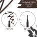 Bodyography Brow Assist Eyeliner Pencil - Long-Wearing Brown Eyeliner - Buy Online on GoSupps.com