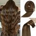 YDDM TAPE in Extensions Real Hair 20Pcs 60cm 50g Invisible Tape Extensions Real Hair Extensions Tape Extensions Real Hair Tap Extensions Skin WEFT Hair Extension (24-Zoll P2/6#) P2/6# 24inch (60cm) -20PC