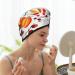 Autumn Pumpkins Fall Leaves Microfiber Hair Towel - Super Absorbent Coral Velvet Wrap for Long Curly & Thick Hair | Quick Dry Hair Cap for Women - Buy Online on GoSupps.com