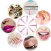 100Pcs Pink Micro Applicators Brushes for Eyelash Extensions - Disposable Mascara Wands Brush - Buy Online on GoSupps.com