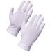 JJ PRIME - White Cotton Moisturising Gloves for Women | Cotton Gloves for Dry Hands | Overnight Gloves for Dry Hands | Breathable Moisture Gloves for Hands Dry Cracked Skin 1 Pair White