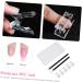 Beavorty 3 Sets Nail Extension Set Manicure DIY Tool Nail Art Pen Nail Form Clip Nail Accessories Nail Brush and Cuticle Pusher Clips Double Head Securing Clip Aluminum Alloy - Buy Online on GoSupps.com