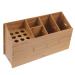 Storage Box for Hairdressing Tools Wooden Holder for Hairdressing Tool Storage Box Hair Cutting Tool Holder Comb Hairdressing Hairdressing Tool Holder As Shown