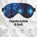 Daisy Flowers Print Unisex Eye Mask | Soft Comfortable Light-Blocking Sleep Mask - International Shipping Available - Buy Online on GoSupps.com