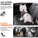 Eyin 3-in-1 Dog Seat Belt | Reflective Elastic Nylon | Universal Fit for All Dog Breeds & Car Seats | 70cm Gray - Buy Online on GoSupps.com