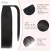 SEGOHAIR Wrap Around Ponytail Human Hair Clip in Ponytail Hair Extensions 14 inch Long Straight One Piece Clip in Hairpieces Human Hair Extensions-Off-Black Hair Extensions 14inch 1B - Buy Online on GoSupps.com