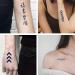 Dopetattoo 13 Sheets Temporary Tattoo Collection - Realistic Letter and Quote Designs for Men and Women - Buy Online on GoSupps.com
