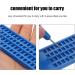 Baluue 4 Lines 28 Cell Braille Slate and Stylus Braille Writing Slate Plastic Braille Slate Kit for Blind and Visually Impaired Blind Children Blue - Buy Online on GoSupps.com