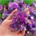 Natural Crystal Rough Natural Quartz Amethyst Cluster Crystal Stone Electroplated Colorful Crysral Cluster Specimen Home Gifts 1pcs Home Decoration Crystal (Color : Amethyst Cluster Size : ERBDRGAZ 90-110g Amethyst Cluster - Buy Online on GoSupps.com