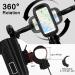 Waterproof 360 Rotatable Bicycle Phone Holder | Outdoor Handlebar Bracket for 7 Smartphones & GPS - Black - Buy Online on GoSupps.com