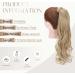 Ponytail Extension Wrap Around Long Straight Curly Clip in Hairpiece for Women - 17 Inch, Brown Black Blonde Shades - Buy Online on GoSupps.com