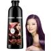 Tuxxjzm Hair color shampoo color shampoo hair dye natural hair color shampoo longlasting shampoo for hair care without bleach shiny and supple lilac 1 piece 1er Pack - Buy Online on GoSupps.com