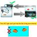 Submersible Aquarium Clean Light 11W (HUV-11) - Clear Green Algae, Waterproof Lamp for Fish Tank & Pond - Buy Online on GoSupps.com