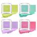 BEPHOLAN 4 PCS Matte Eyeshadow Palette Purple Pink Light Blue and Green Single Eye Shadow Powder Eyeliner High Pigment Eyeshadow Palette for Eye Makeup MACARON