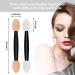 CHEFBEE 80pcs Disposable Dual Sided Eyeshadow Applicators with Container | Eyeshadow Sponge Brushes for Makeup | Black - Buy Online on GoSupps.com