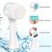 2-in-1 Manual Facial Cleansing Brush for Deep Pore Exfoliation and Massaging - Blue - Buy Online on GoSupps.com