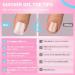 Wider Long Square Toe Nail Tips - SINOKAME No File Matte Press Ons | 300 Pcs Clear Soak Off Fake Toenails - DIY Home Manicure Kit for Men & Women - Buy Online on GoSupps.com