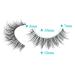 5D Wispy Natural Short Mink Eyelashes Pack - Clear Band (12mm) - Buy Online on GoSupps.com